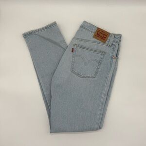 Levi's Womens 501s 30x32 Sky Blue Denim Jeans